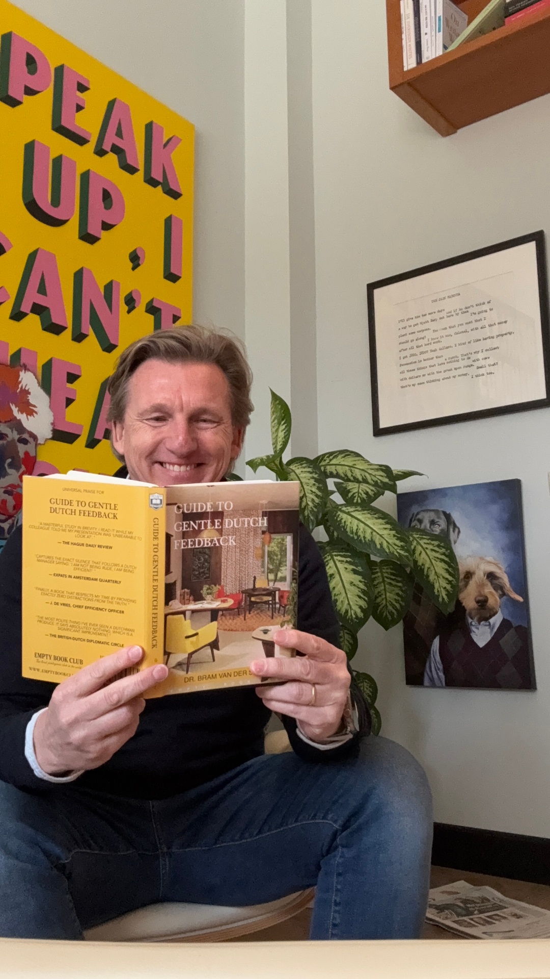 René van der Meijden, founder of Empty Book Club